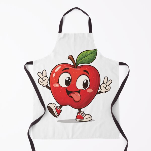 Item preview, Playful Red Apple with Peace Signs designed and sold by PRINTIONAL.