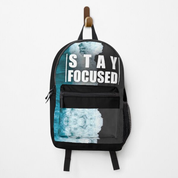 Item preview, Stay Focused Motivational Ocean Wave Quote designed and sold by Mr besho.