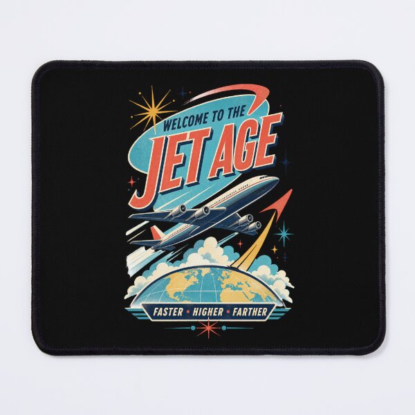 Item preview, Welcome to the Jet Age – Retro Aviation Travel Tee designed and sold by HROC.