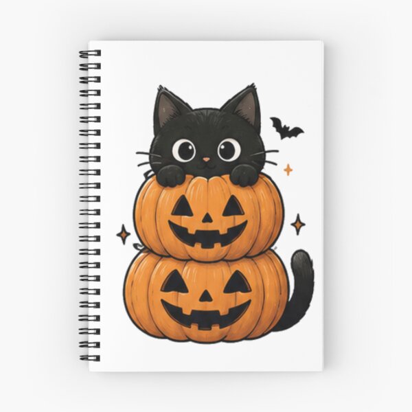 Item preview, Cute Spooky Halloween Characters with Ghosts Cats Pumpkins and Skeletons designed and sold by ucpstudio.