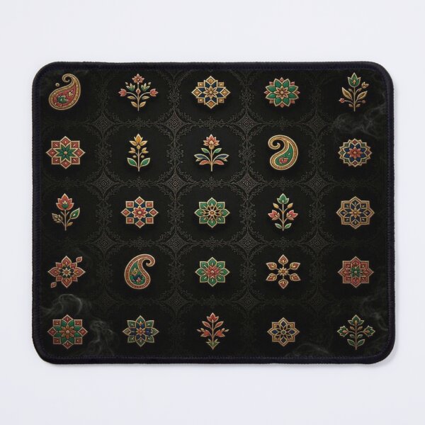 Item preview, Luxury Damask Pattern with Mandala Motifs designed and sold by Breezes-of-Ida.