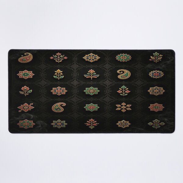 Item preview, Luxury Damask Pattern with Mandala Motifs designed and sold by Breezes-of-Ida.