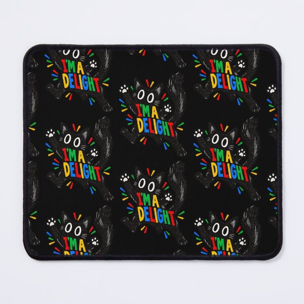 Item preview, Im A Delight Cute Funny Black Cat Colorful Retro Design designed and sold by SEINENGAPPI23.