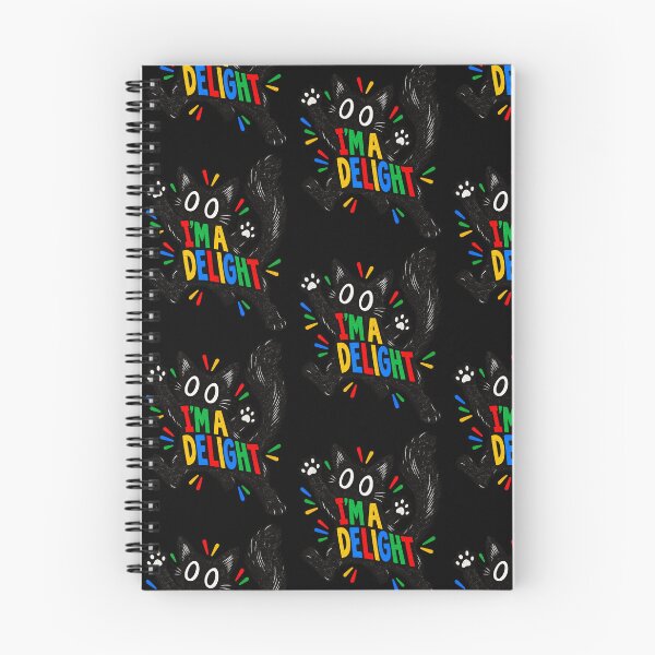 Item preview, Im A Delight Cute Funny Black Cat Colorful Retro Design designed and sold by SEINENGAPPI23.
