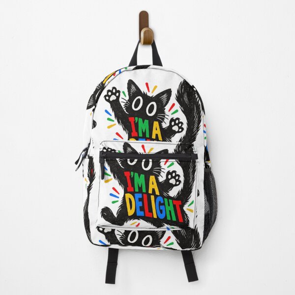 Item preview, Im A Delight Cute Funny Black Cat Colorful Retro Design designed and sold by SEINENGAPPI23.