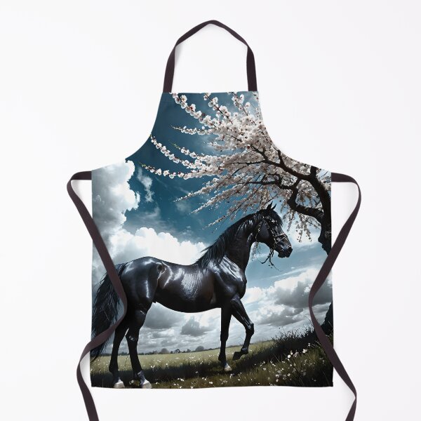 Item preview, But the big black horse said, "Look this way" - He said, "Hey lady, will you marry me?" 7 designed and sold by deep-sea-birds.