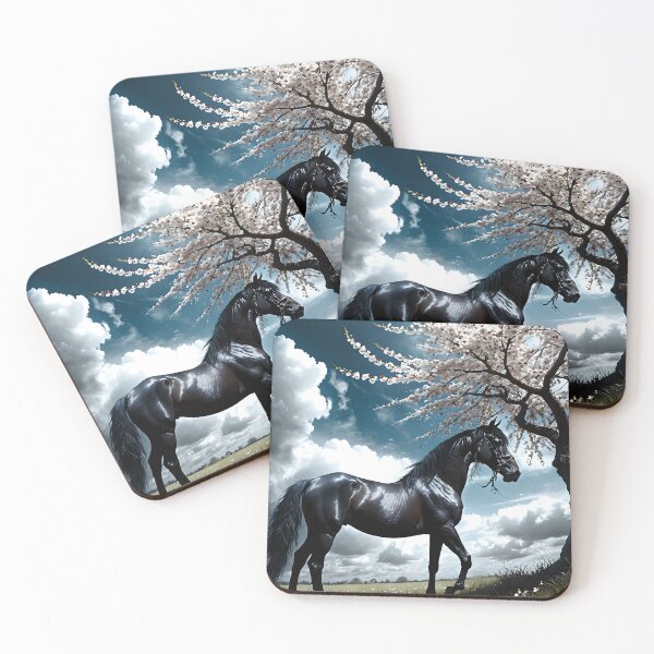 Item preview, But the big black horse said, "Look this way" - He said, "Hey lady, will you marry me?" 7 designed and sold by deep-sea-birds.
