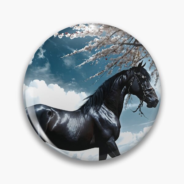 Item preview, But the big black horse said, "Look this way" - He said, "Hey lady, will you marry me?" 7 designed and sold by deep-sea-birds.