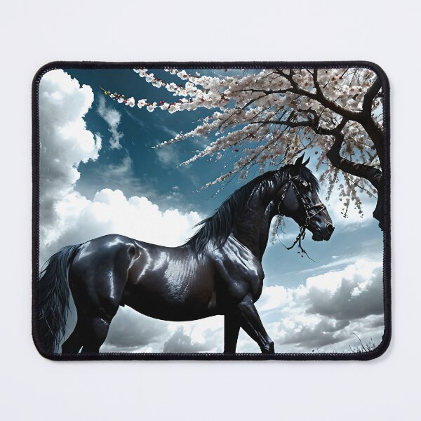 Item preview, But the big black horse said, "Look this way" - He said, "Hey lady, will you marry me?" 7 designed and sold by deep-sea-birds.