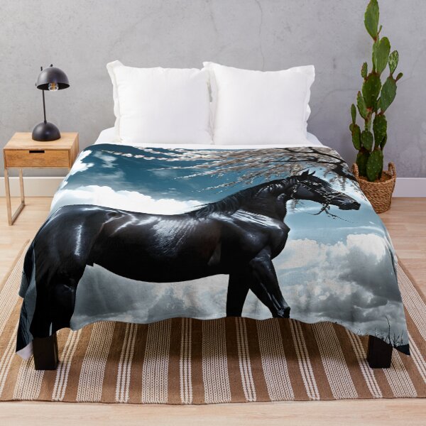 Item preview, But the big black horse said, "Look this way" - He said, "Hey lady, will you marry me?" 7 designed and sold by deep-sea-birds.