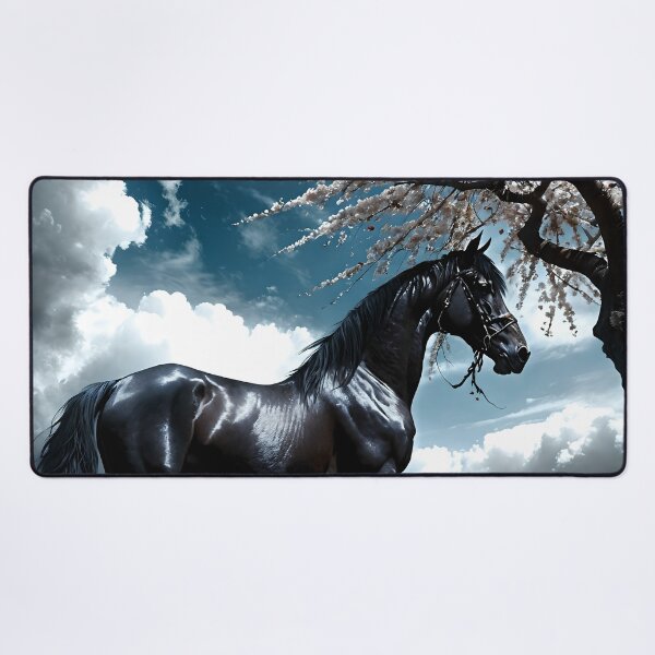 Item preview, But the big black horse said, "Look this way" - He said, "Hey lady, will you marry me?" 7 designed and sold by deep-sea-birds.
