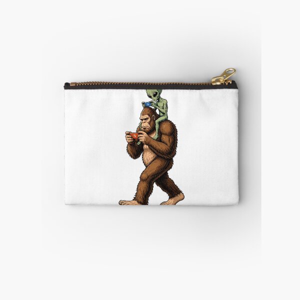 Item preview, Bigfoot Alien Gaming Funny Cryptid Gamer designed and sold by roni-harbor.