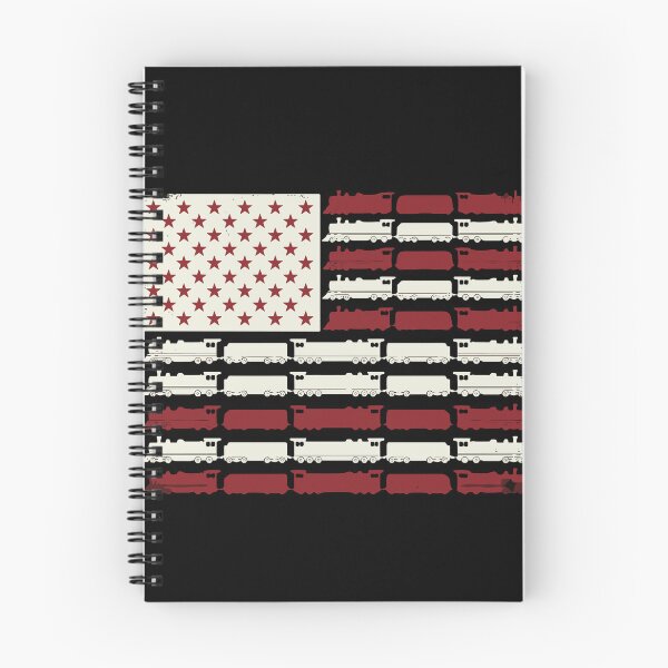 Item preview, American Flag Trains Locomotive Railroad Patriot USA designed and sold by PopStars1993.