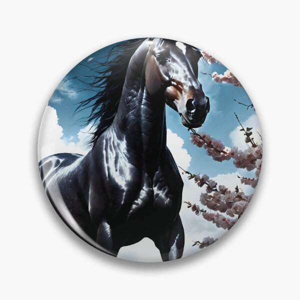 Item preview, But the big black horse said, "Look this way" - He said, "Hey lady, will you marry me?" 8 designed and sold by deep-sea-birds.