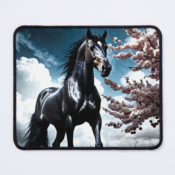 Item preview, But the big black horse said, "Look this way" - He said, "Hey lady, will you marry me?" 8 designed and sold by deep-sea-birds.