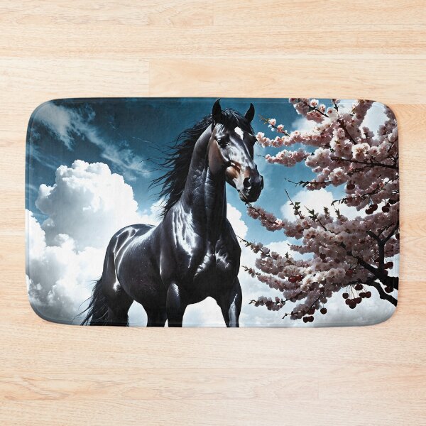 Item preview, But the big black horse said, "Look this way" - He said, "Hey lady, will you marry me?" 8 designed and sold by deep-sea-birds.