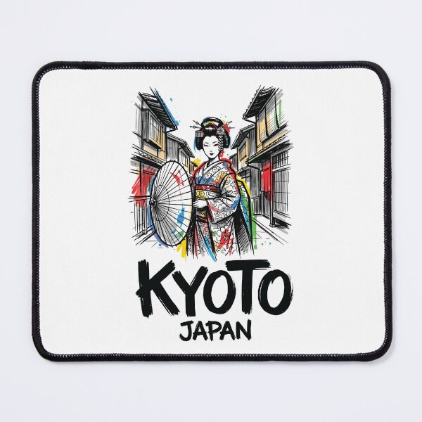 Item preview, Geisha Kyoto Japan Traditional Art Print designed and sold by Merch by Das Design Studio.
