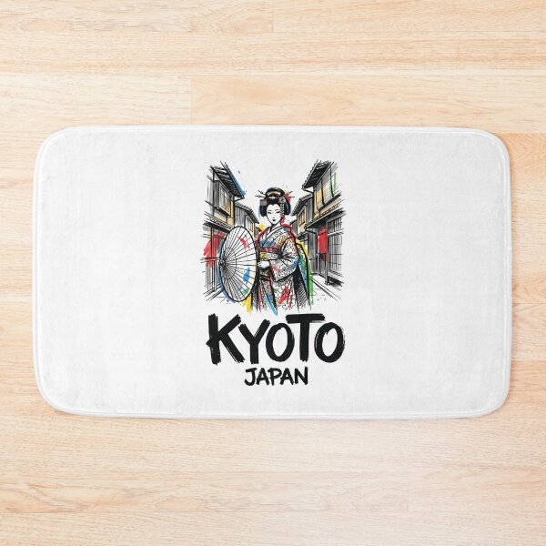 Item preview, Geisha Kyoto Japan Traditional Art Print designed and sold by Merch by Das Design Studio.