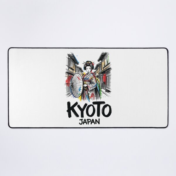 Item preview, Geisha Kyoto Japan Traditional Art Print designed and sold by Merch by Das Design Studio.