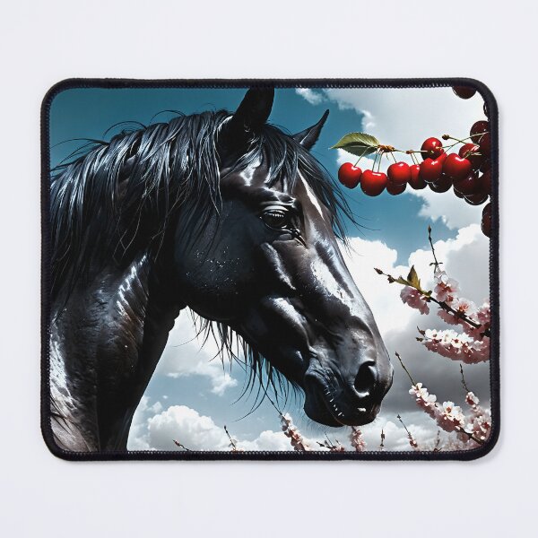 Item preview, But the big black horse said, "Look this way" - He said, "Hey lady, will you marry me?" 9 designed and sold by deep-sea-birds.