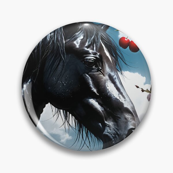 Item preview, But the big black horse said, "Look this way" - He said, "Hey lady, will you marry me?" 9 designed and sold by deep-sea-birds.