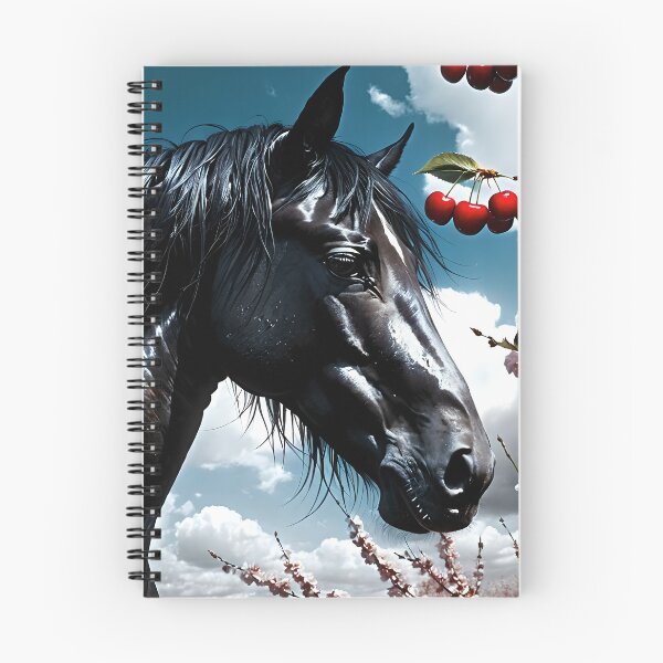 Item preview, But the big black horse said, "Look this way" - He said, "Hey lady, will you marry me?" 9 designed and sold by deep-sea-birds.