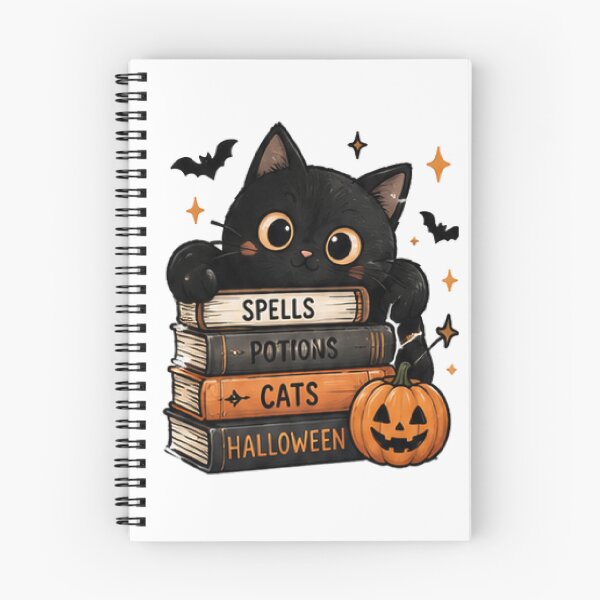 Item preview, Kawaii Halloween Ghost and Cat Lovers Cute Spooky Season Autumn Artwork designed and sold by ucpstudio.