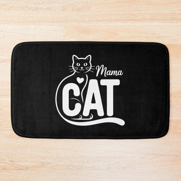 Item preview, Mama Cat White and Black T-Shirt designed and sold by DegiXblooms.