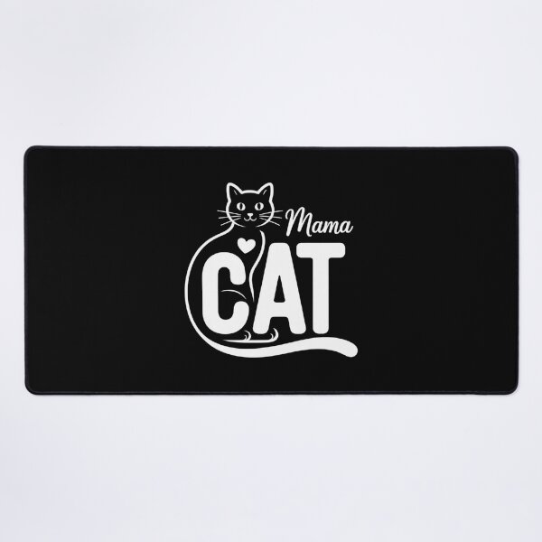 Item preview, Mama Cat White and Black T-Shirt designed and sold by DegiXblooms.