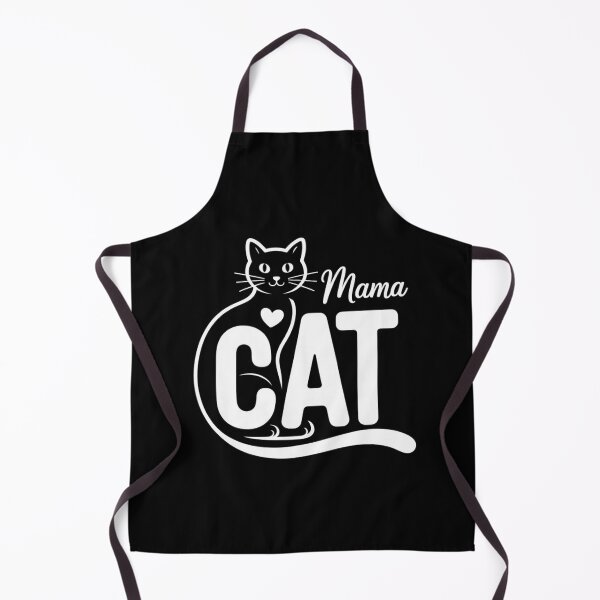 Item preview, Mama Cat White and Black T-Shirt designed and sold by DegiXblooms.