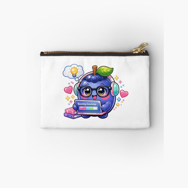 Item preview, Boosting Knowledge – Pastel Kawaii Blueberry Study Digital Art designed and sold by Sommium .