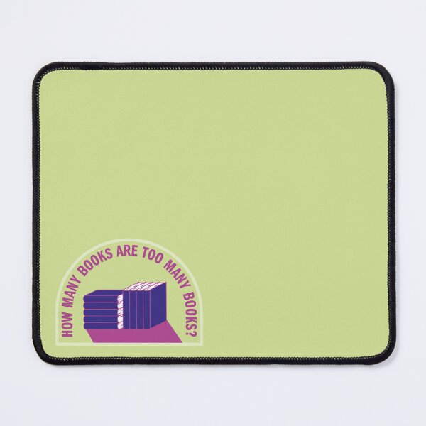 Item preview, How Many Books Are Too Many Books? designed and sold by dearreader-bkk.