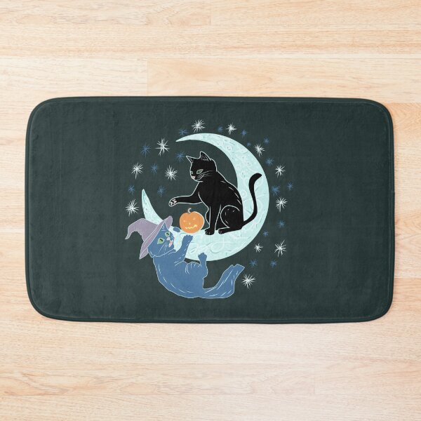 Item preview, Witchcore Black Cat and Witch Cat Moon Halloween designed and sold by LeshanArt.