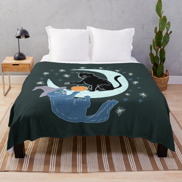 Item preview, Witchcore Black Cat and Witch Cat Moon Halloween designed and sold by LeshanArt.