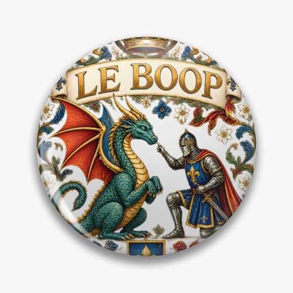 Item preview, Le Boop Knight Booping Dragon Nose Medieval Fantasy Tapestry Art designed and sold by Tyler Rickard.