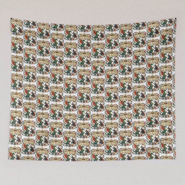 Item preview, Le Boop Knight Booping Dragon Nose Medieval Fantasy Tapestry Art designed and sold by Tyler Rickard.