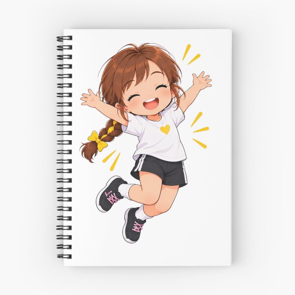 Item preview, Cute Girl Jumping For Joy Cheerful Kids Design designed and sold by Kenzie & Co.