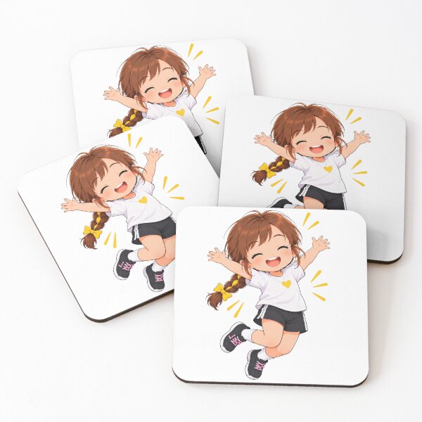 Item preview, Cute Girl Jumping For Joy Cheerful Kids Design designed and sold by Kenzie & Co.