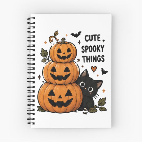 Item preview, Spooky Cute Halloween Ghosts and Black Cats Autumn Aesthetic Halloween Artwork designed and sold by ucpstudio.
