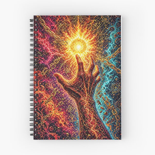 Item preview, The Promethean Fire Mythology Art – Psychedelic Enlightenment Rebellion Design designed and sold by The Crazy Monkey Design Studio.