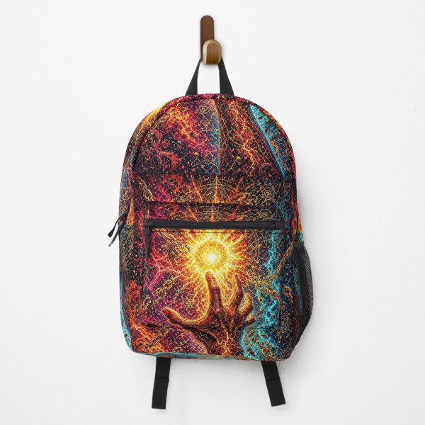 Item preview, The Promethean Fire Mythology Art – Psychedelic Enlightenment Rebellion Design designed and sold by The Crazy Monkey Design Studio.