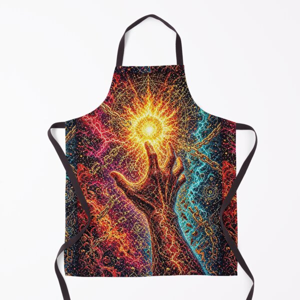 Item preview, The Promethean Fire Mythology Art – Psychedelic Enlightenment Rebellion Design designed and sold by The Crazy Monkey Design Studio.