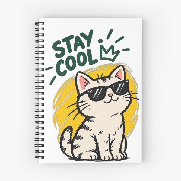 Item preview, Stay Cool Cat Retro Streetwear Graphic designed and sold by LarkLeaf.