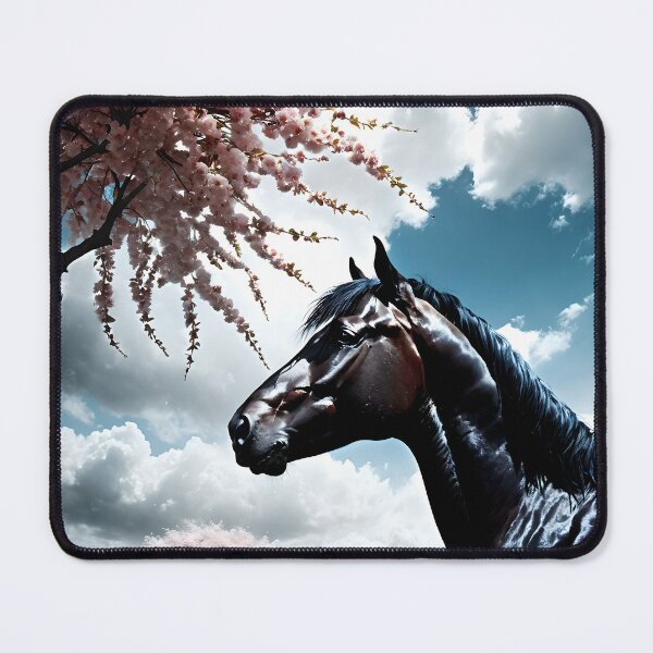 Item preview, But the big black horse said, "Look this way" - He said, "Hey lady, will you marry me?" 10 designed and sold by deep-sea-birds.