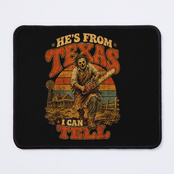 Item preview, Hes from Texas I Can Tell Funny Halloween Skeleton Horror designed and sold by Szartstudios.