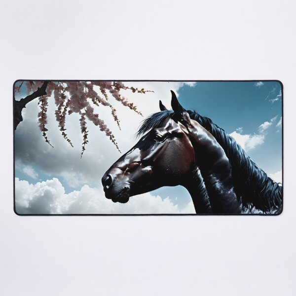 Item preview, But the big black horse said, "Look this way" - He said, "Hey lady, will you marry me?" 10 designed and sold by deep-sea-birds.