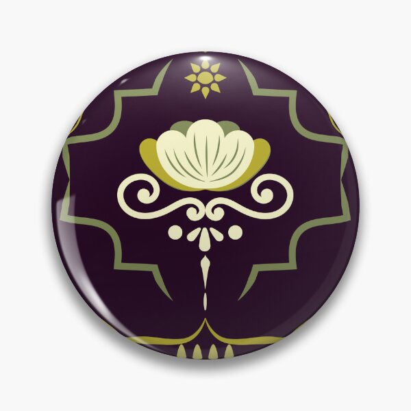 Item preview, Ornamental Floral Vintage Pattern Dark Purple Gold designed and sold by CHANCHANAI.