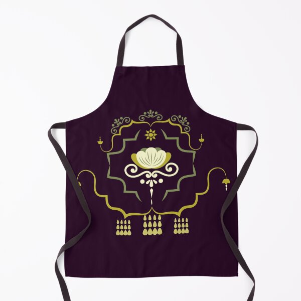 Item preview, Ornamental Floral Vintage Pattern Dark Purple Gold designed and sold by CHANCHANAI.