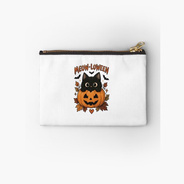 Item preview, Kawaii Spooky Halloween Design with Cute Ghosts Black Cats and Pumpkins designed and sold by ucpstudio.