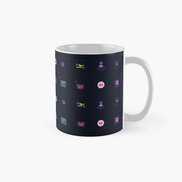 Item preview, Neon Arcade Cabinet High Score Retro Gamer Micro Icon Seamless Pattern designed and sold by KungPowUnicorn.